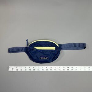 Patagonia Ultralight Black Hole Hip Pack Blue Yellow Fanny Pack Hiking Walking